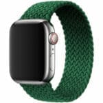 Braided Szíj Apple Watch SE/11/10/9/8/7/6/5/4/3 (42/41/40/38mm) Ink Green