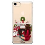 Christmas Day Brown Hair iPhone 8/7/SE 2020/SE 2022 Tok