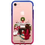 Christmas Day Brown Hair iPhone 8/7/SE 2020/SE 2022 Tok