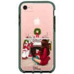 Christmas Day Brown Hair iPhone 8/7/SE 2020/SE 2022 Tok