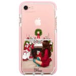 Christmas Day Brown Hair iPhone 8/7/SE 2020/SE 2022 Tok