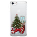 Christmas Mom Brown Hair iPhone 8/7/SE 2020/SE 2022 Tok