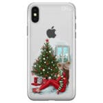 Christmas Mom Brown Hair iPhone X/XS Tok