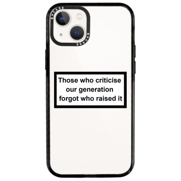 Criticise Generation iPhone 13 Tok