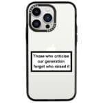 Criticise Generation iPhone 13 Pro Tok