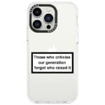 Criticise Generation iPhone 13 Pro Tok