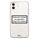 Criticise Generation iPhone 11 Tok