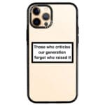 Criticise Generation iPhone 12 Pro Max Tok