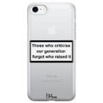 Criticise Generation iPhone 8/7/SE 2020/SE 2022 Tok