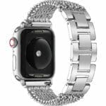 Dress Szíj Apple Watch SE/11/10/9/8/7/6/5/4/3 (42/41/40/38mm) Silver