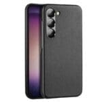 Dux Duxis Grit Elegant Artificial Leather MagSafe Black Samsung Galaxy S23 Plus Tok