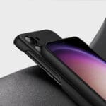 Dux Duxis Grit Elegant Artificial Leather MagSafe Black Samsung Galaxy S23 Plus Tok