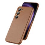 Dux Duxis Grit Elegant Artificial Leather MagSafe Brown Samsung Galaxy S23 Plus Tok