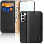 Dux Duxis Hivo Flip Wallet Stand RFID blocker Black Samsung Galaxy S23 Plus Tok