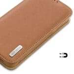 Dux Duxis Hivo Flip Wallet Stand RFID Blocking Brown Samsung Galaxy S23 Plus Tok