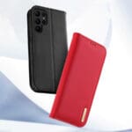 Dux Duxis Hivo Flip Wallet Stand RFID Blocking Red Samsung Galaxy S23 Plus Tok