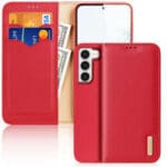 Dux Duxis Hivo Flip Wallet Stand RFID Blocking Red Samsung Galaxy S23 Plus Tok