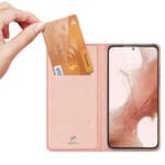 Dux Duxis Skin Pro Flip Card Wallet Stand Pink Samsung Galaxy S23 Plus Tok