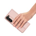 Dux Duxis Skin Pro Flip Card Wallet Stand Pink Samsung Galaxy S23 Plus Tok