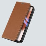 Dux Duxis Skin X2 Flip Wallet Stand Brown Samsung Galaxy S23 Plus Tok