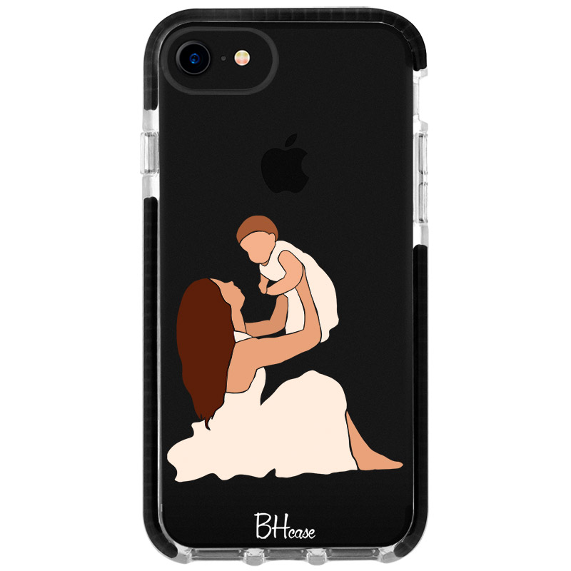 Flat Mother With Child iPhone 8/7/SE 2020/SE 2022 Tok