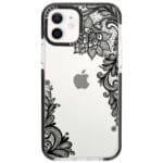 Flowers Fekete iPhone 12/12 Pro Tok