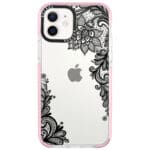 Flowers Fekete iPhone 12/12 Pro Tok
