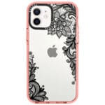 Flowers Fekete iPhone 12/12 Pro Tok