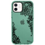 Flowers Fekete iPhone 12/12 Pro Tok