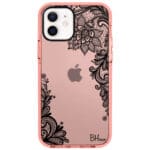 Flowers Fekete iPhone 12/12 Pro Tok