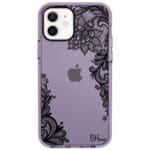 Flowers Fekete iPhone 12/12 Pro Tok