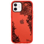 Flowers Fekete iPhone 12/12 Pro Tok