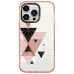Geometric Pink Kryt iPhone 14 Pro Tok