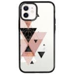 Geometric Rózsaszín iPhone 12/12 Pro Tok