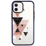 Geometric Rózsaszín iPhone 12/12 Pro Tok