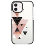 Geometric Rózsaszín iPhone 12/12 Pro Tok