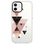 Geometric Rózsaszín iPhone 12/12 Pro Tok