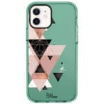 Geometric Rózsaszín iPhone 12/12 Pro Tok