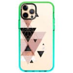 Geometric Rózsaszín iPhone 12 Pro Max Tok