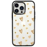 Golden Hearts iPhone 13 Pro Tok
