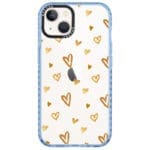 Golden Hearts iPhone 13 Tok