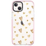 Golden Hearts iPhone 13 Tok