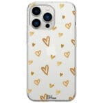 Golden Hearts iPhone 13 Pro Tok