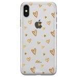 Golden Hearts iPhone X/XS Tok