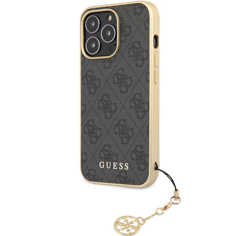 Guess 4G Charms Szürke iPhone 13 Pro Tok