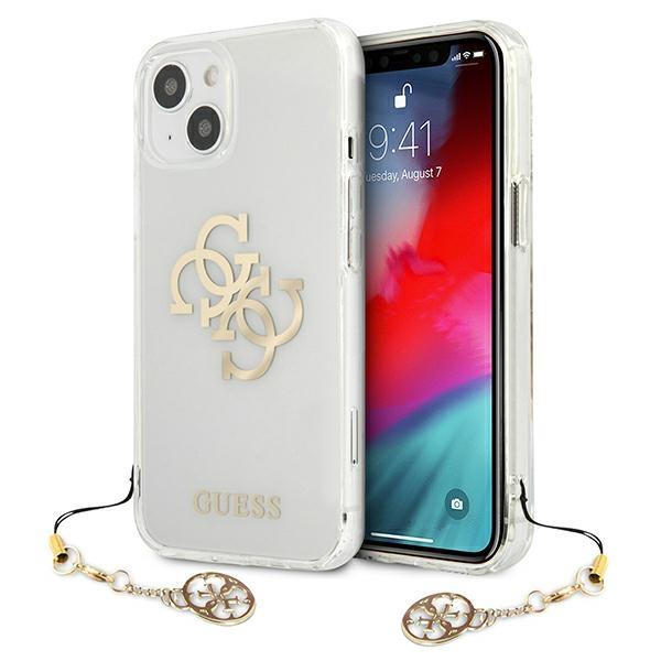 Guess 4G GUHCP13SKS4GGO Gold Charms Collection iPhone 13 Mini Tok