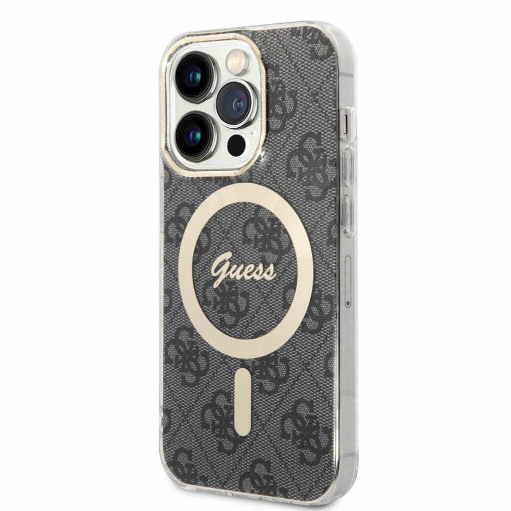 Guess 4G IML MagSafe Black iPhone 14 Pro Tok