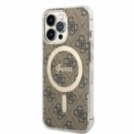 Guess 4G IML MagSafe Brown iPhone 13 Pro Tok