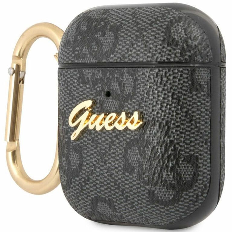 Guess 4G Script Szürke AirPods 1/2 Tok
