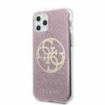 Guess Circle Glitter GUHCN58PCUGLPI Pink iPhone 11 Pro Tok